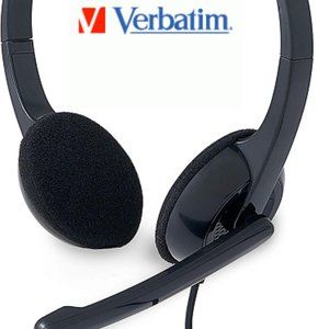 NEW VERBATIM STEREO 3.5MM HEADSET WITH MICROPHONE